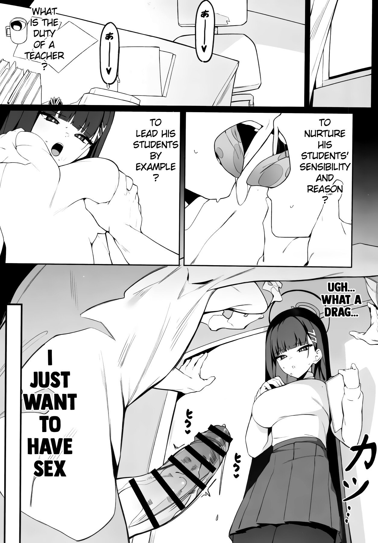 Hentai Manga Comic-President Rio's Apology Sex-Read-2